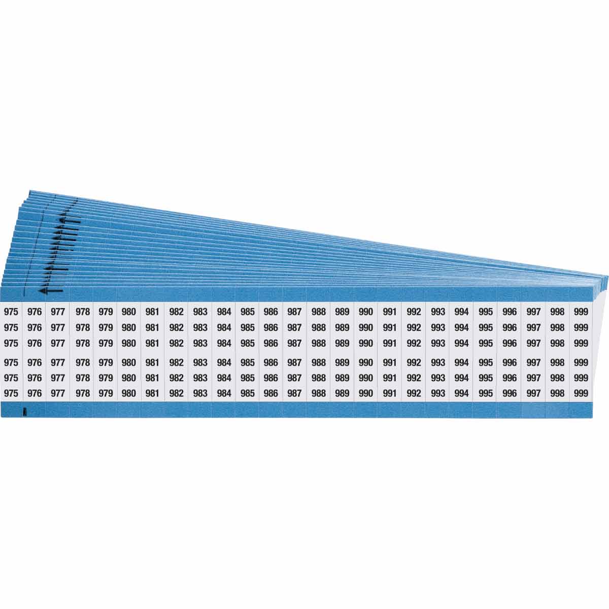 WM-975-999-PK Wire Marker 1.5in H x 0.75in W, 975-999
