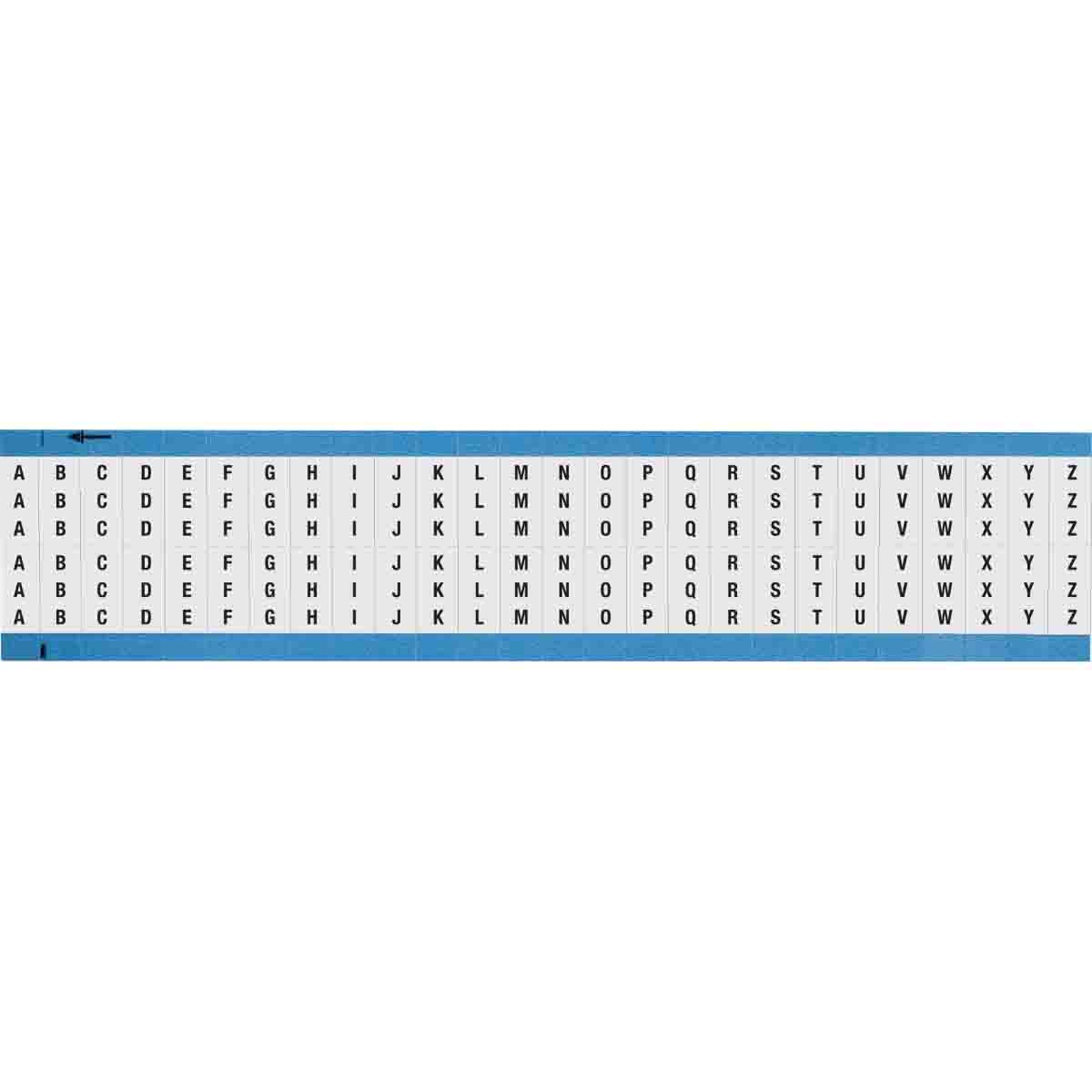 WM-A-Z-SC-PK Wire Marker 0.75in H x 0.34in W, A to Z
