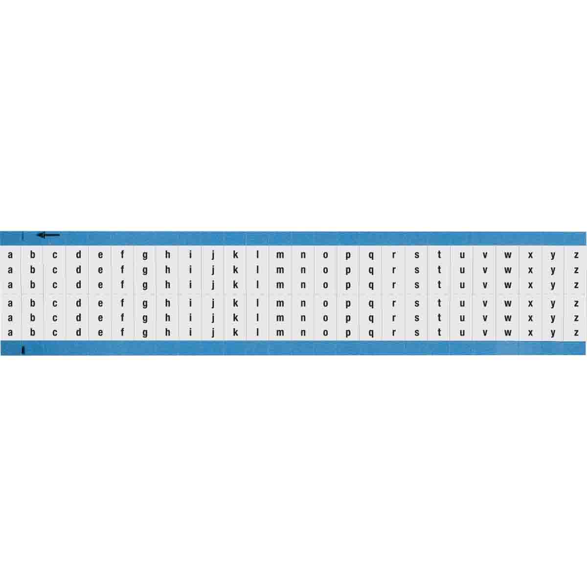 WM-A-Z-SML-SC-PK Wire Marker 0.75in H x 0.34in W, A to Z