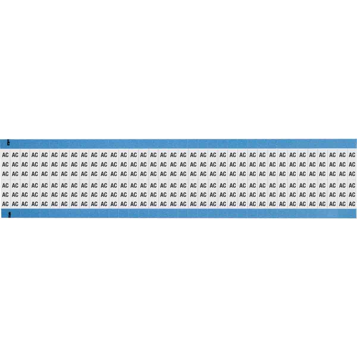 WM-AC-SC-PK Wire Marker 0.75in H x 0.25in W, AC