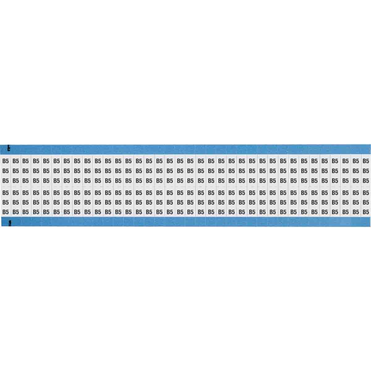 WM-B5-SC-PK Wire Marker 0.75in H x 0.25in W, B5