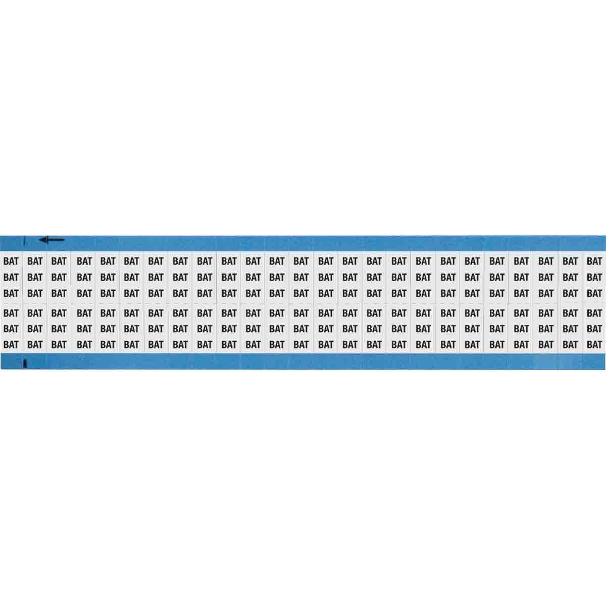 WM-BAT-SC-PK Wire Marker 0.75in H x 0.36in W, BAT