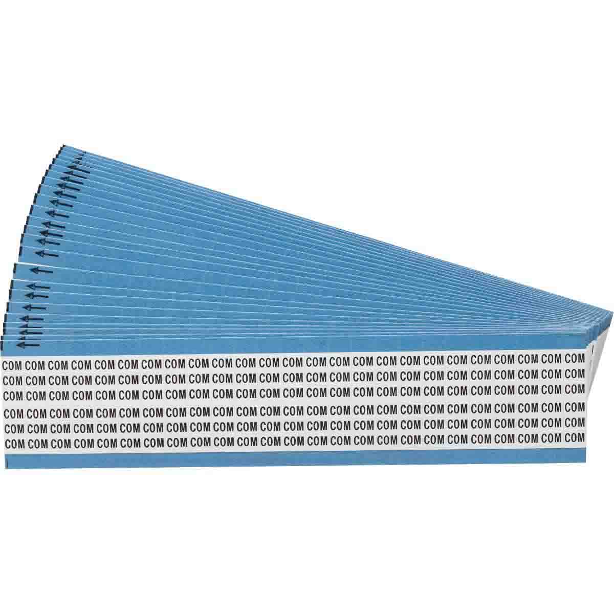 WM-COM-PK Wire Marker 1.5in H x 0.36in W, COM