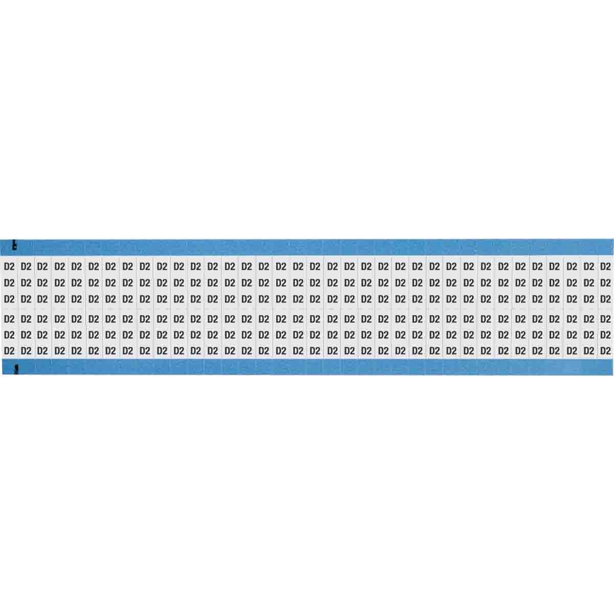 WM-D2-SC-PK Wire Marker 0.75in H x 0.25in W, D2