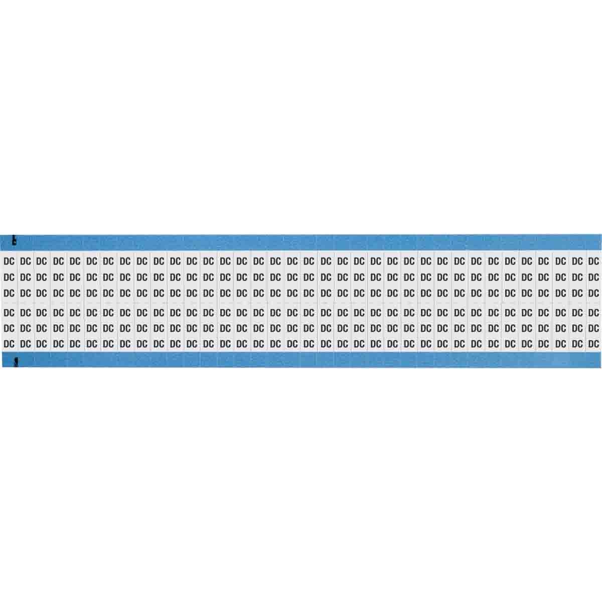 WM-DC-SC-PK Wire Marker 0.75in H x 0.25in W, DC