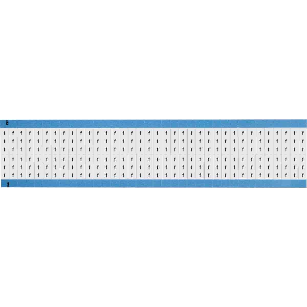 WM-F-SML-SC-PK Wire Marker 0.75in H x 0.25in W, F