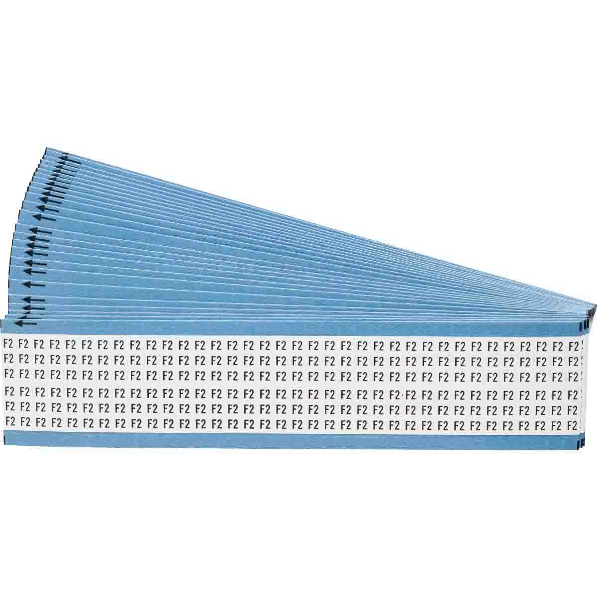 WM-F2-PK Wire Marker 1.5in H x 0.25in W, F2