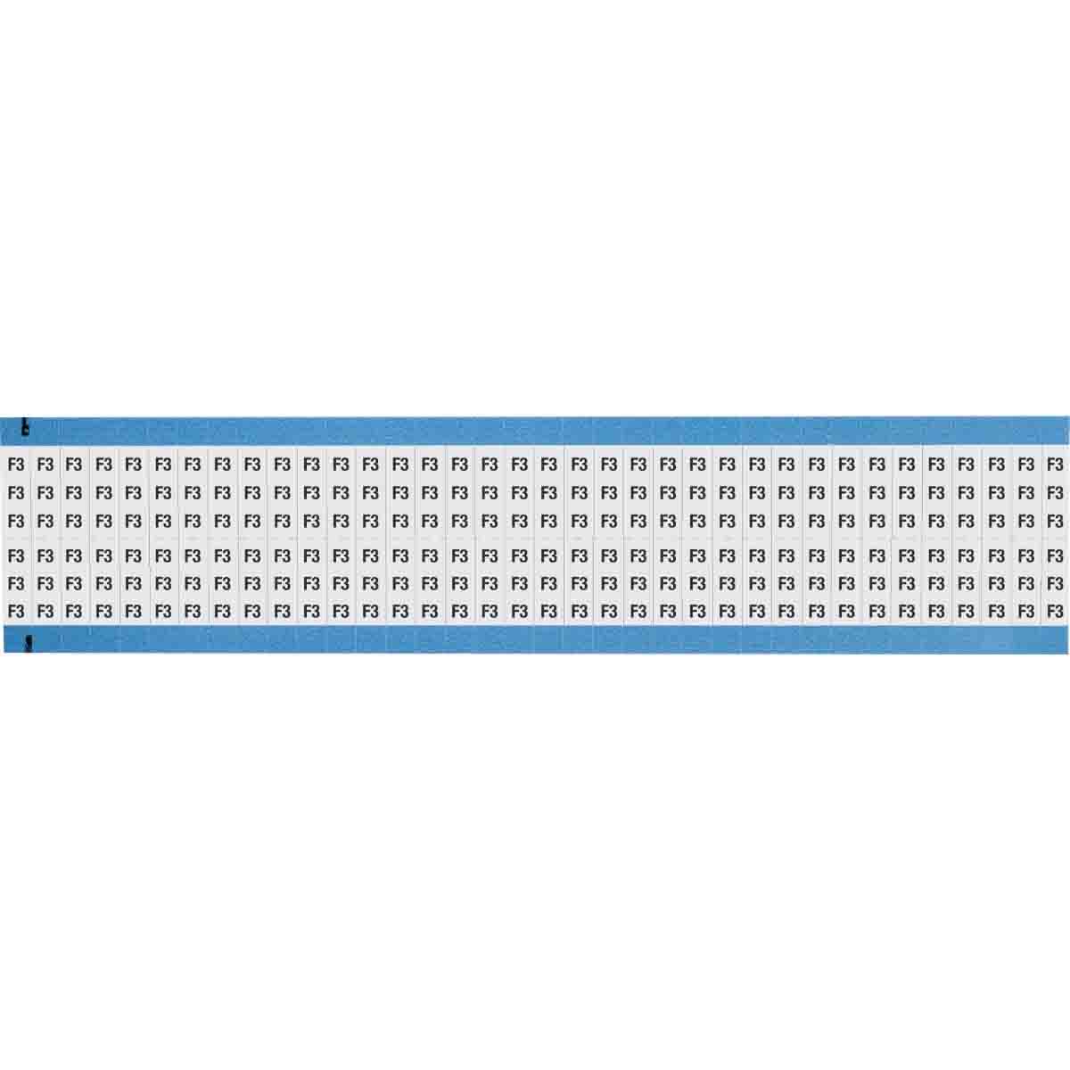 WM-F3-SC-PK Wire Marker 0.75in H x 0.25in W, F3