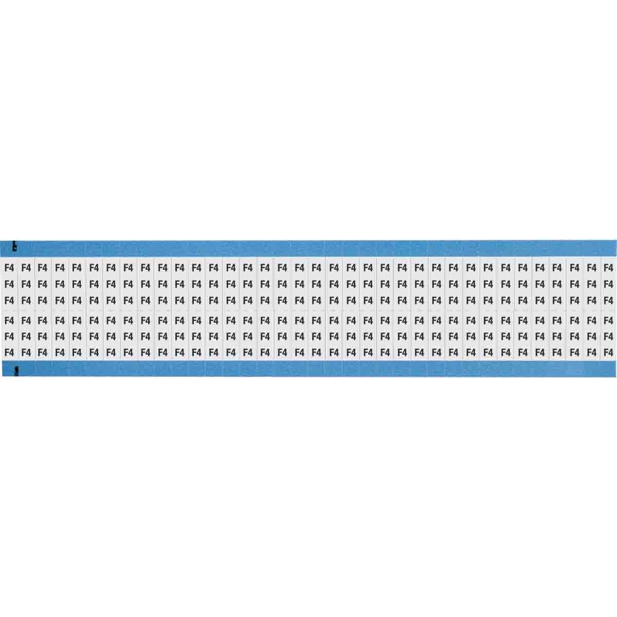 WM-F4-SC-PK Wire Marker 0.75in H x 0.25in W, F4