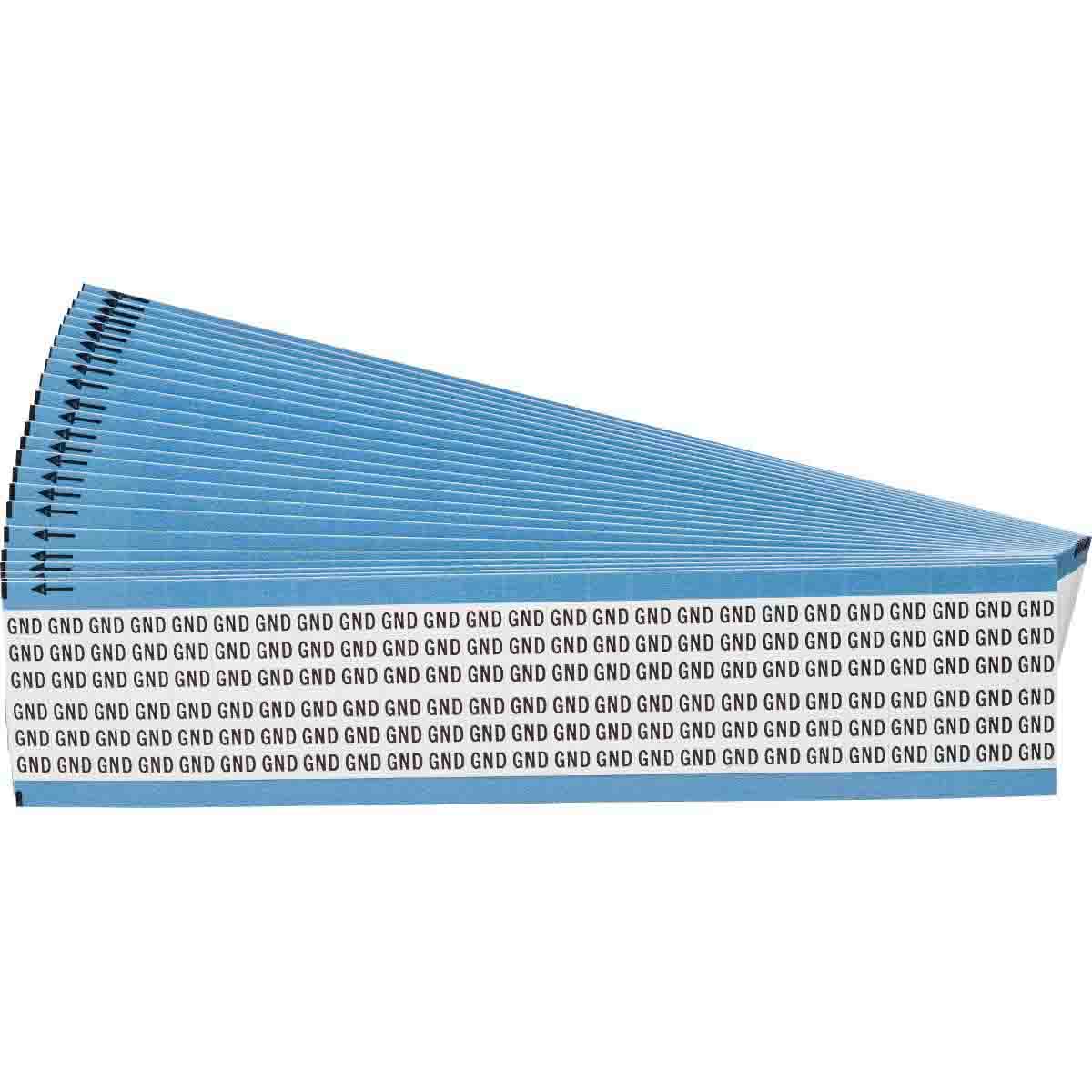 WM-GND-PK Wire Marker 1.5in H x 0.36in W, GND