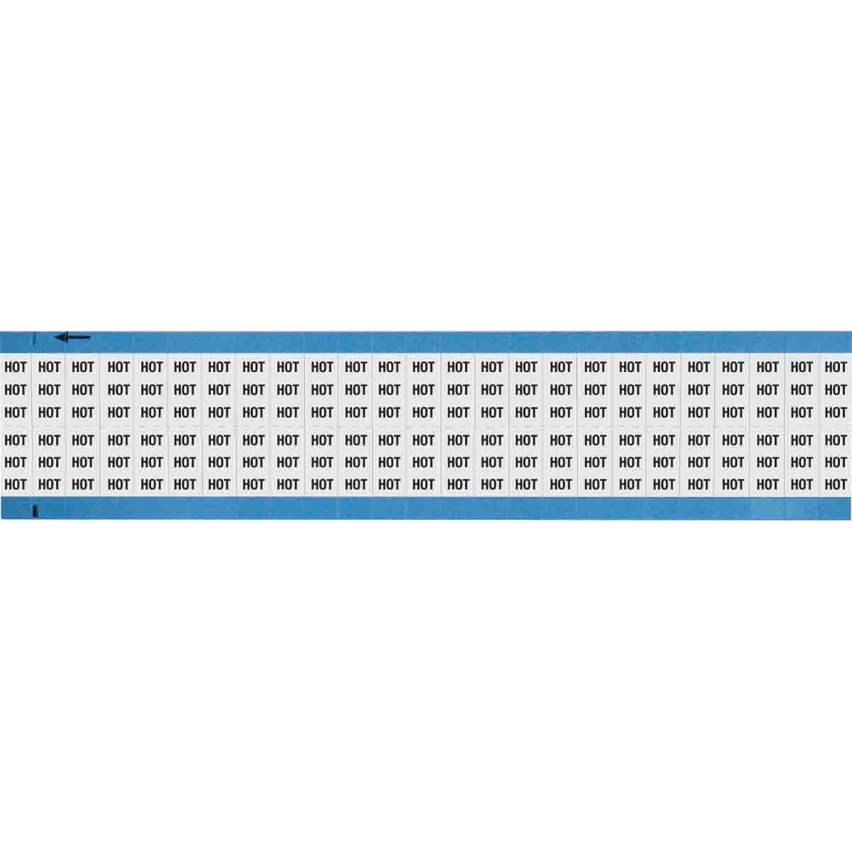 WM-HOT-SC-PK Wire Marker 0.75in H x 0.36in W, HOT