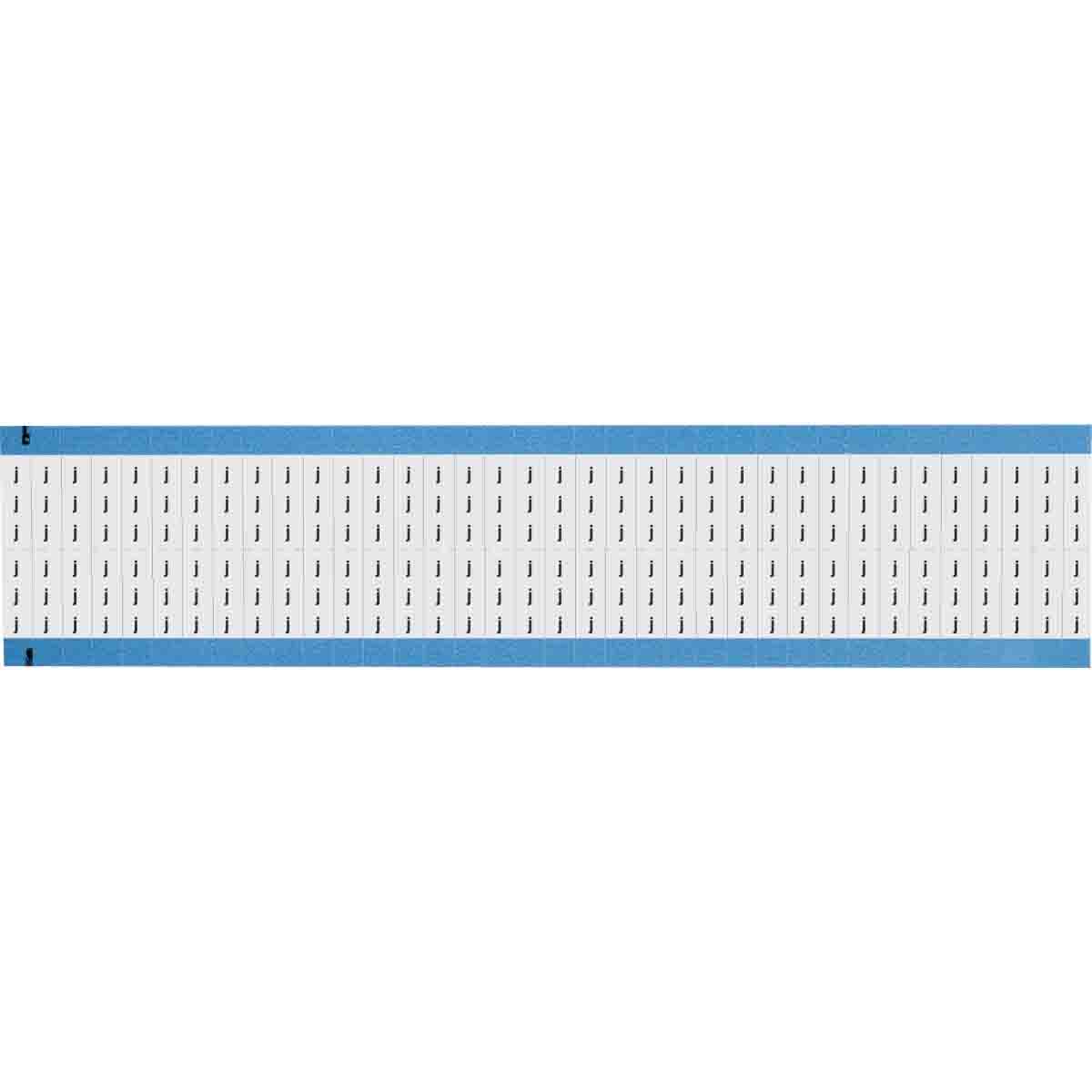 WM-J-SML-SC-PK Wire Marker 0.75in H x 0.25in W, J