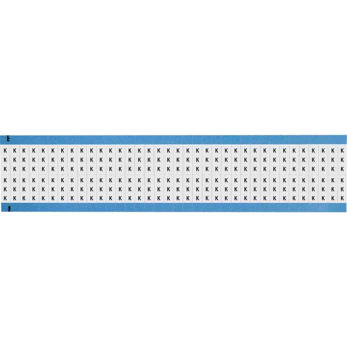 WM-K-SC-PK Wire Marker 0.75in H x 0.25in W, K
