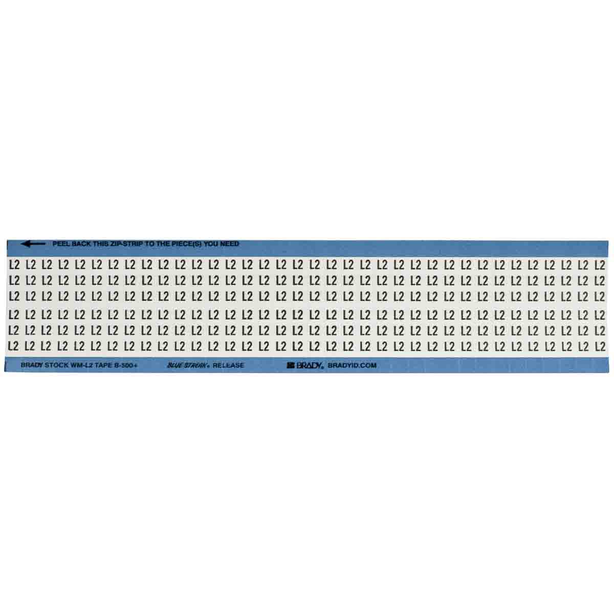 WM-L2-PK Wire Marker 1.5in H x 0.25in W, L2
