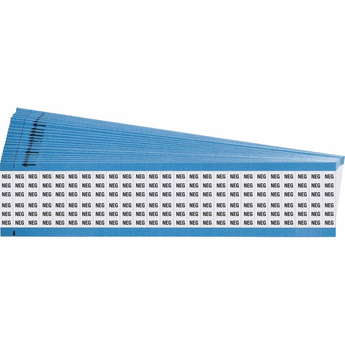 WM-NEG-PK Wire Marker 1.5in H x 0.36in W, NEG