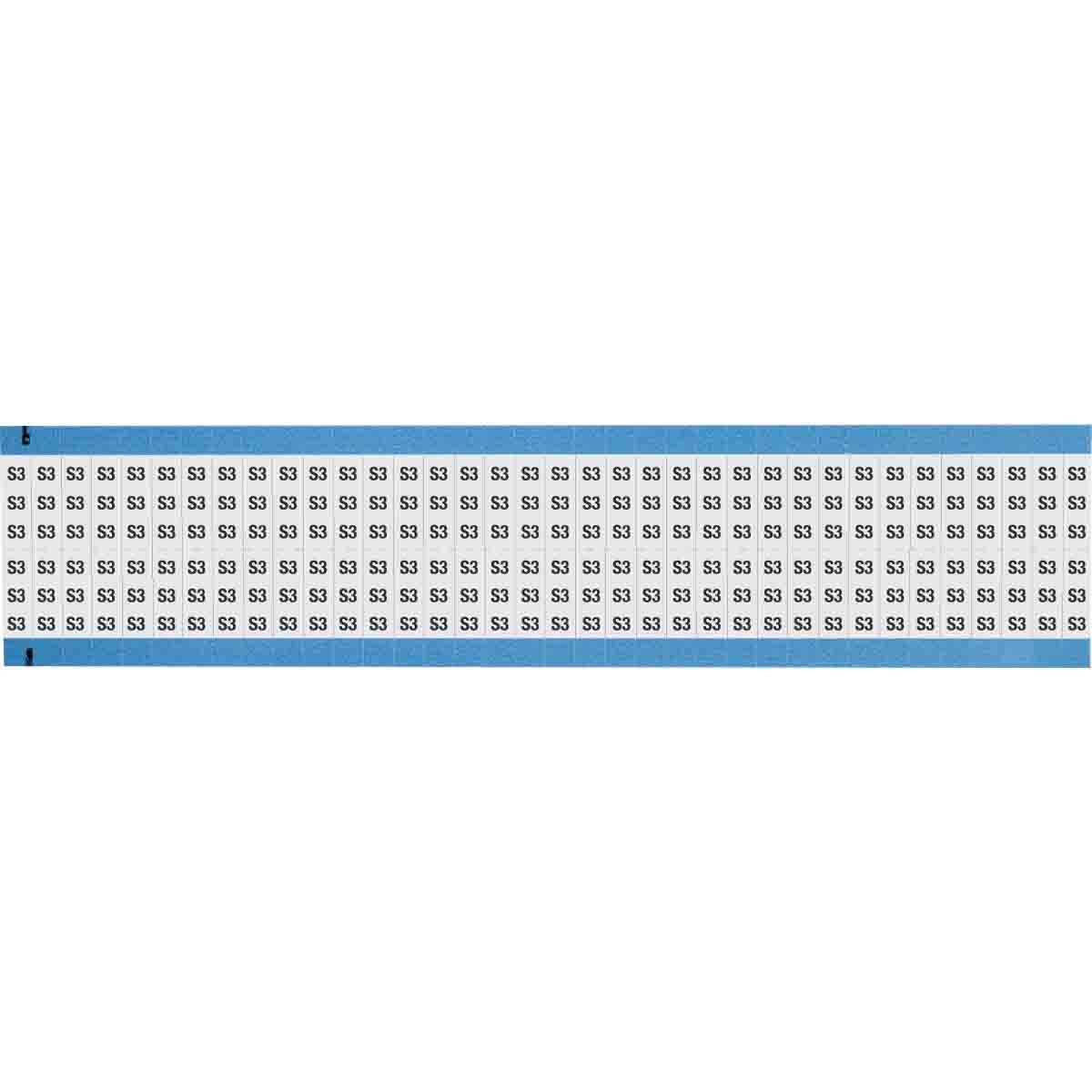 WM-S3-SC-PK Wire Marker 0.75in H x 0.25in W, S3