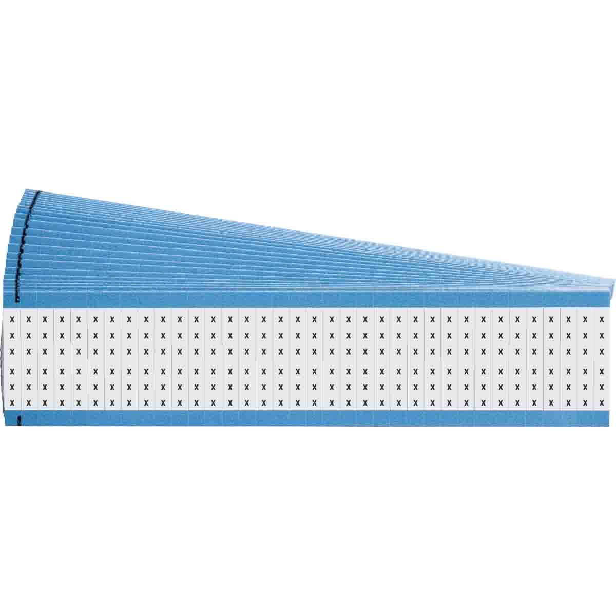 WM-X-SML-PK Wire Marker 1.5in H x 0.25in W, X