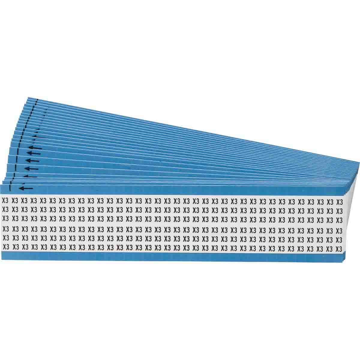 WM-X3-PK Wire Marker 1.5in H x 0.25in W, X3