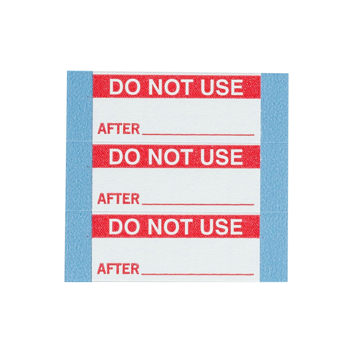 WO-18-PK Maintenance Lbls Cloth Rd/Wh 25Pk
