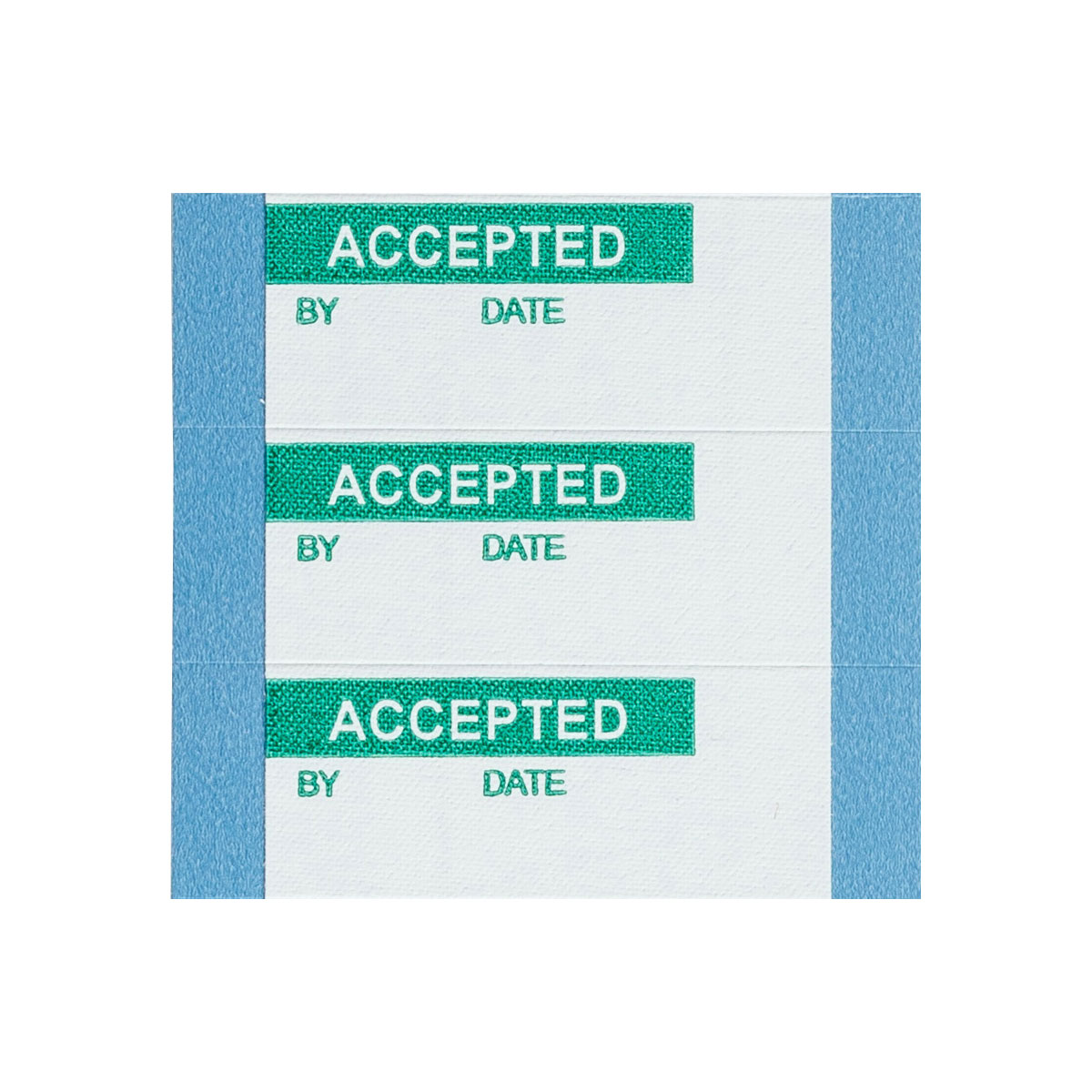 WOX-2-PK Quality Ctrl Lbls Polyester Grn/Wh 25Pk
