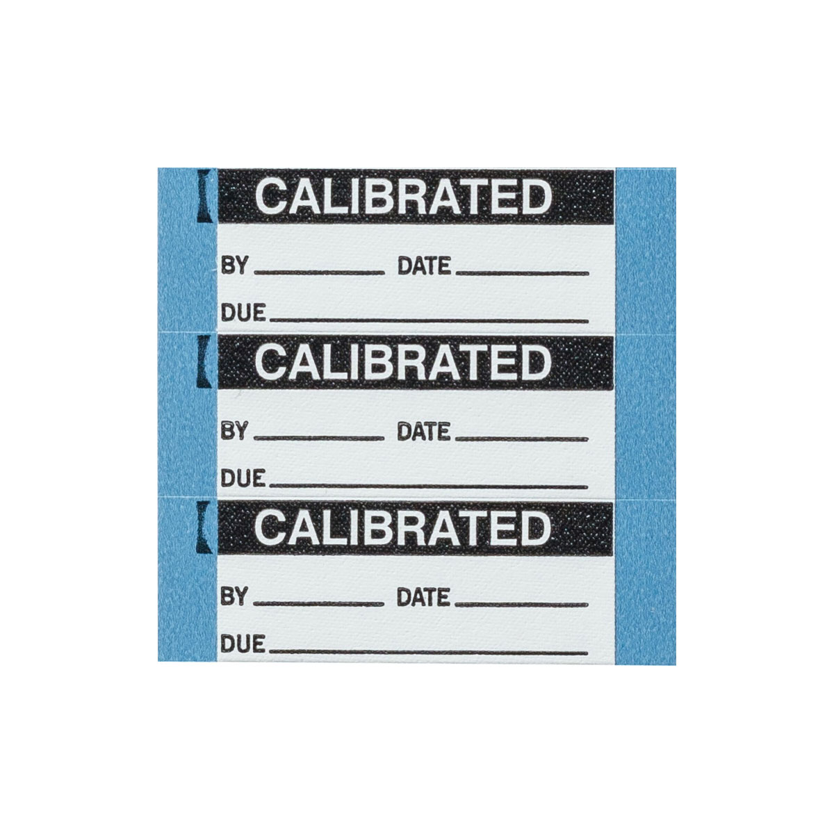 Inspection Due Labels 0.625 in H x 1.5 in W Cloth Orange on White 25 Cards/Pk 