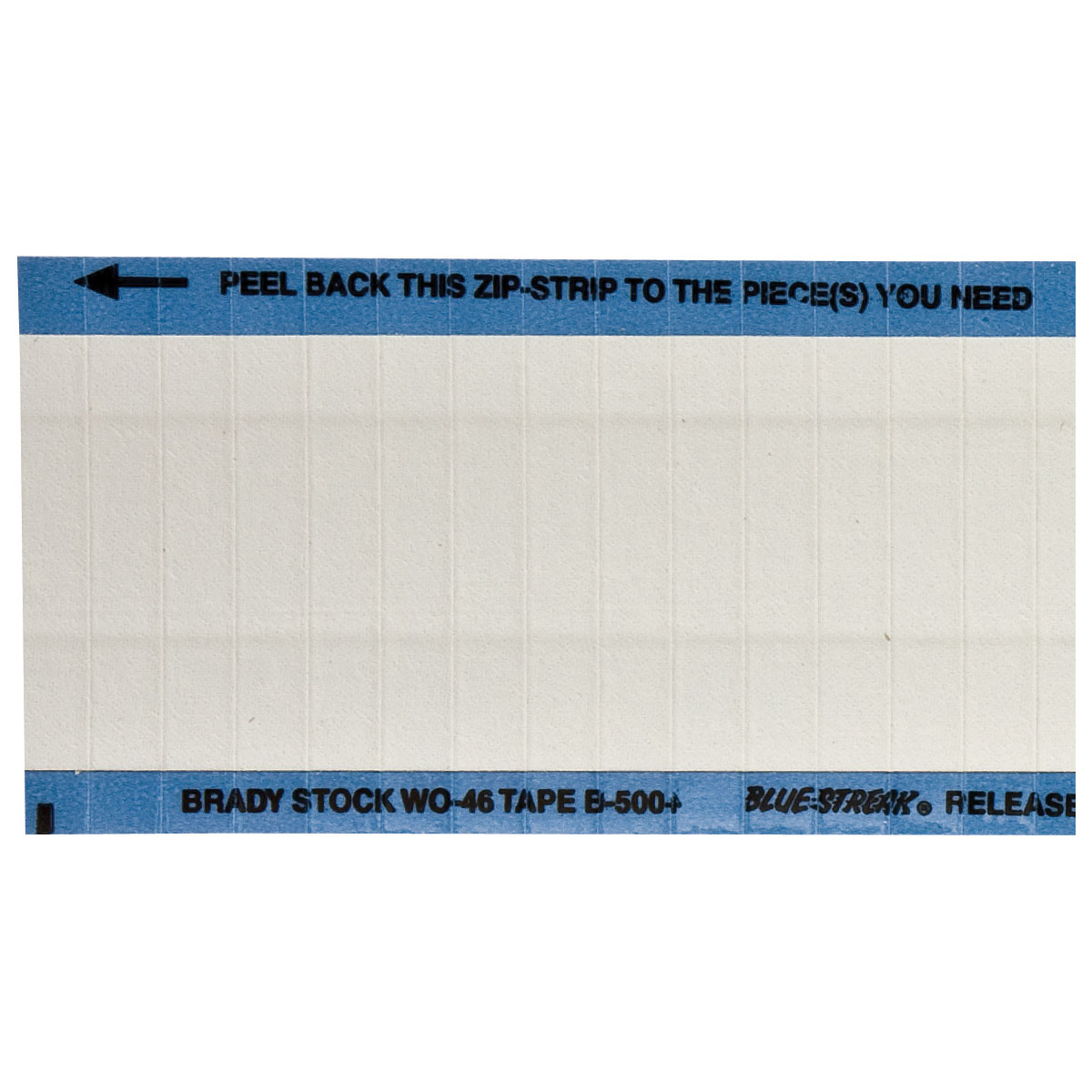 Write-On Blank Labels 1.5 in H x 1 in W Cloth White 25 Cards/Pk 