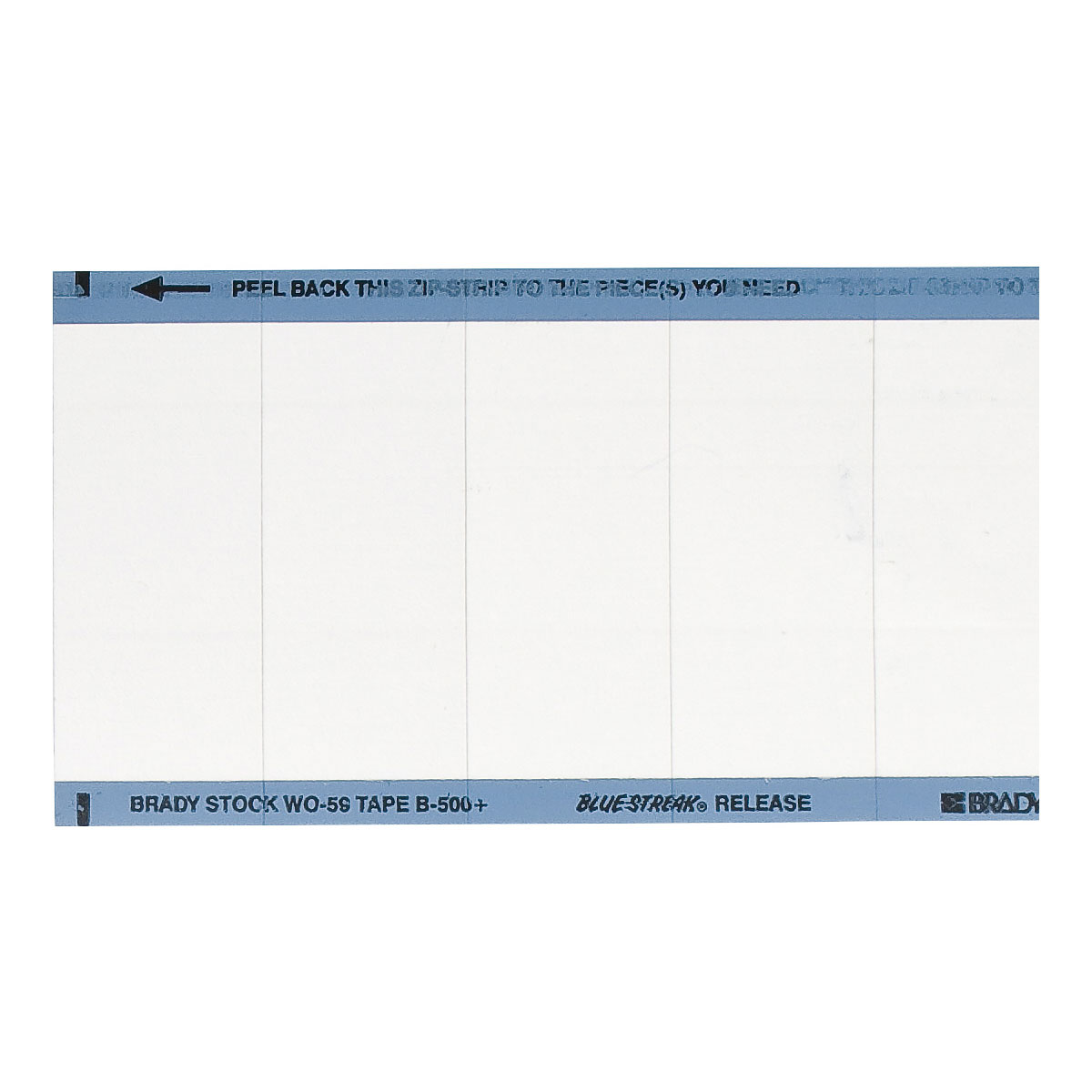 WO-59-PK WO Cloth Lbls 1x2.25 WT 25/PK
