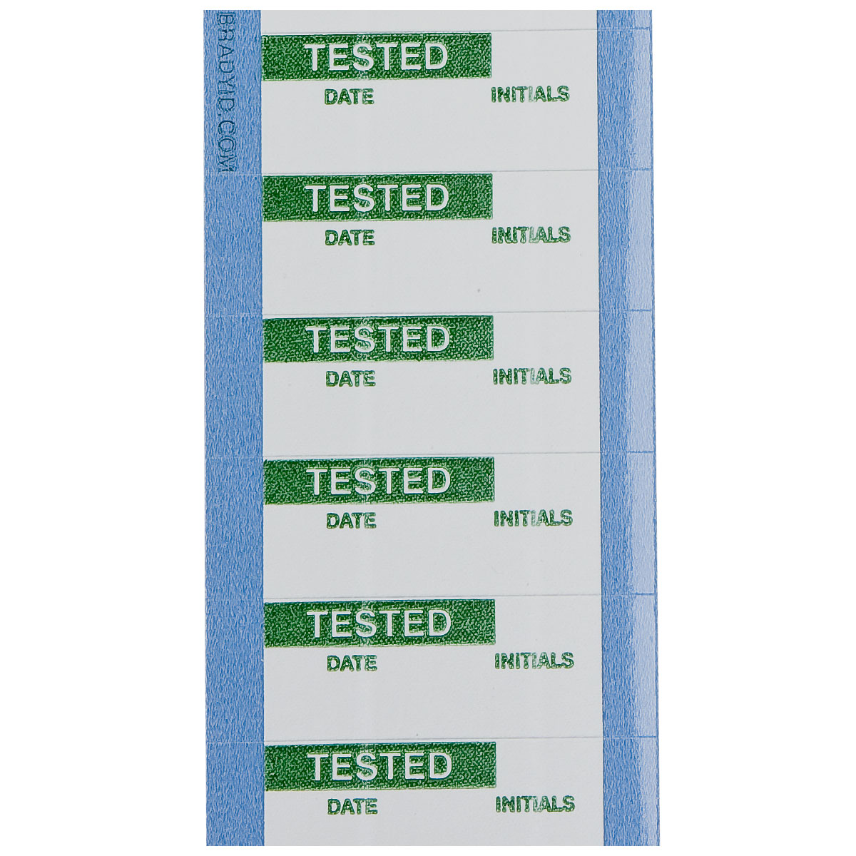 WOAF-38-PK Quality Ctrl Lbls Alum Foil Grn/Slv 25Pk