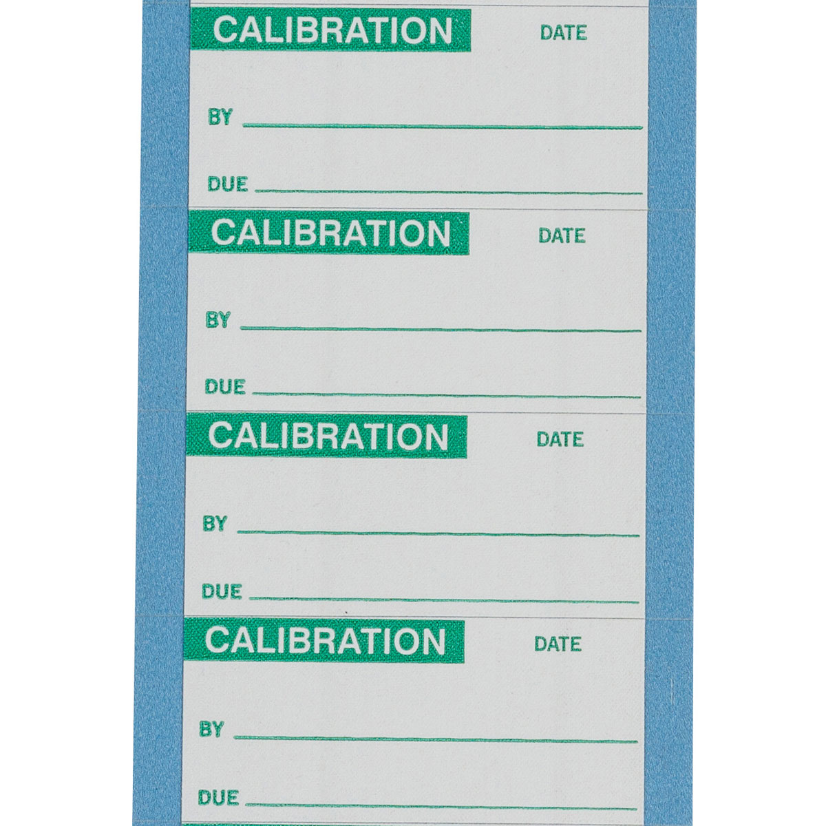 WOAF-9-PK Calibration Lbls Alum Foil Grn/Slv 25Pk
