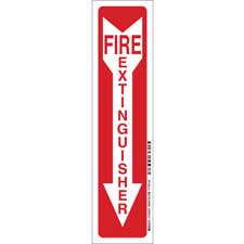 10 Width Legendin Case of Emergency Break Glass Brady 127260 Fire Safety Sign 7 Height Red on White