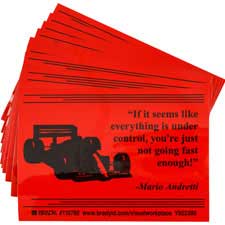 IF IT SEEMS LIVE EVERYTHING IS UNDER CONTROL, YOURE JUST NOT GOING FAST ENOUGH! -MARIO… Labels