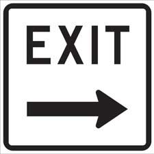 EXIT Sign - Brady Part: 115476 | Brady | BradyIndia.co.in