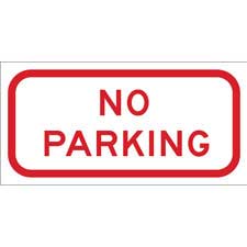 No Parking No Parking Sign - Brady Part: 115614 | Brady
