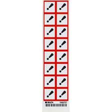 Acute Toxicity, GHS Pictogram Label, 1 x 1, Gloss Paper, 80