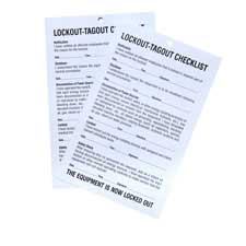 Lockout Tagout Inserts - Brady Part: 119076 | Brady | BradyID.com