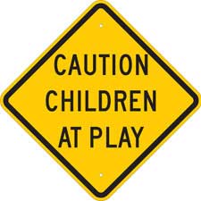 【ヴィンテージ看板】CAUTION CHILDREN PLAYING 標識 ヴィンテージ看板】CAUTION CHILDREN PLAYING 標識 - メルカリ