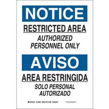 男性に人気！ Brady Area Restricted NOTICE Bilingual | 125064 Part: 靴