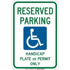 how to get a handicapped parking sign