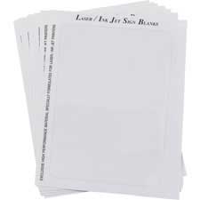 Laser Printable Polyester Sign and Label Blanks - Brady Part
