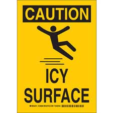 CAUTION Icy Surface Sign | Brady | BradyCanada.ca