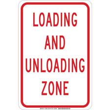 Loading And Unloading Zone Sign | Brady | BradyCanada.ca