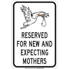 Reserved Expectant Mothers Sign