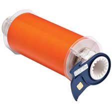 LowHalide MultiPurpose Polyester Label Tape for BBP85 Printer  7" Orange