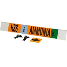 HSS VAP AMMONIA LOW Pipe Marker