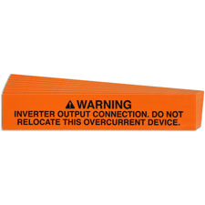 Pre-Printed SOLAR RELOCATE Warning Labels