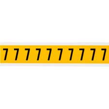 Brady Part: 9713-K, 97666, 1 Character Height Black on White Outdoor  Numbers and Letters