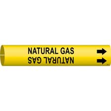 NATURAL GAS SnapOn Pipe Marker