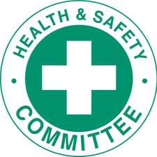 Health & Safety Committee Hard Hat Labels - Brady Part: 42244 