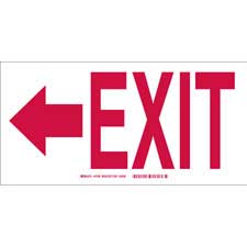 Brady Part: 47035 | Exit Sign | BradyID.com