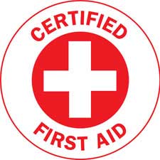 CERTIFIED FIRST AID Hard Hat Labels - Brady Part: 49565 | Brady ...